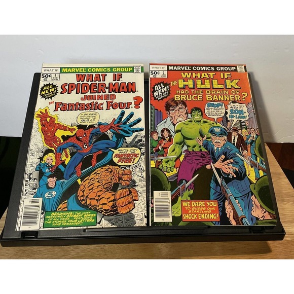 What If # 1,2,3 Marvel comics from 1977....Spider-Man ,Hulk.Avengers - Picture 2 of 12